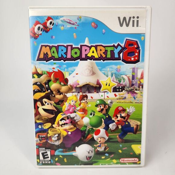 Mario Party 8 Nintendo Wii 2006 Video Games Nostalgic Luigi Donkey Kong‎ - Picture 1 of 4